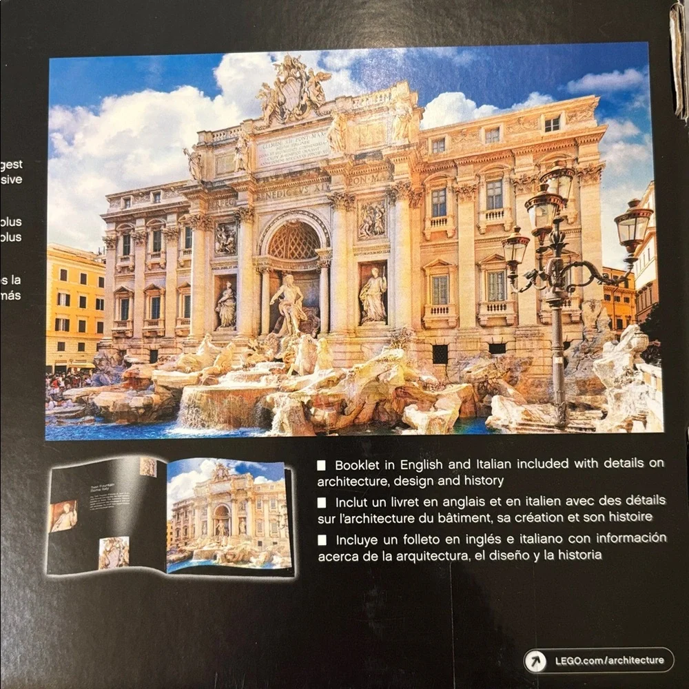 LEGO Architecture 21020 Trevi Fountain Retired Set NEW In Sealed Box NWT